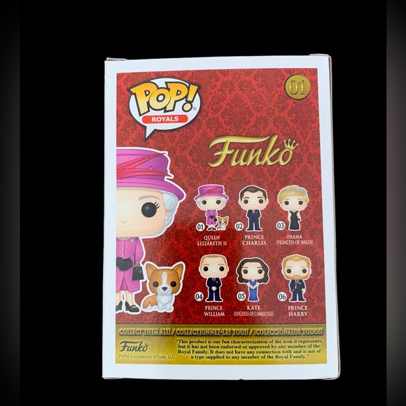 🇬🇧 New in Box 2018 Queen Elizabeth II & Corgi Funko Pop Royals British 🇬🇧 - Picture 3 of 14